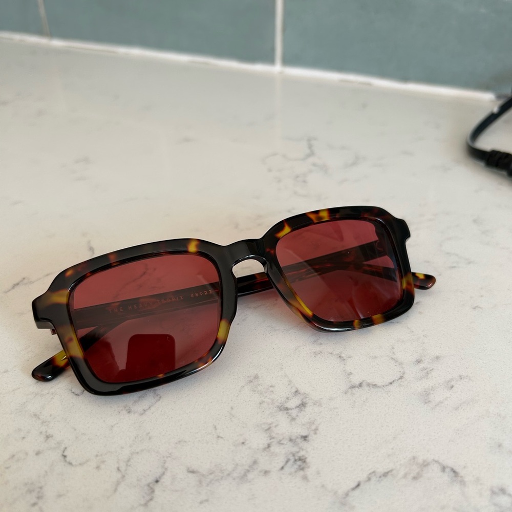 Crap Eyewear Dark Tortoise Bio / Deep Rose Sunglasses
